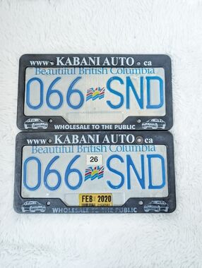💮3/$45💮 BC License Plates